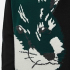 Maison Kitsuné Men's Oversized Fox Head Jacquard Knit in Black