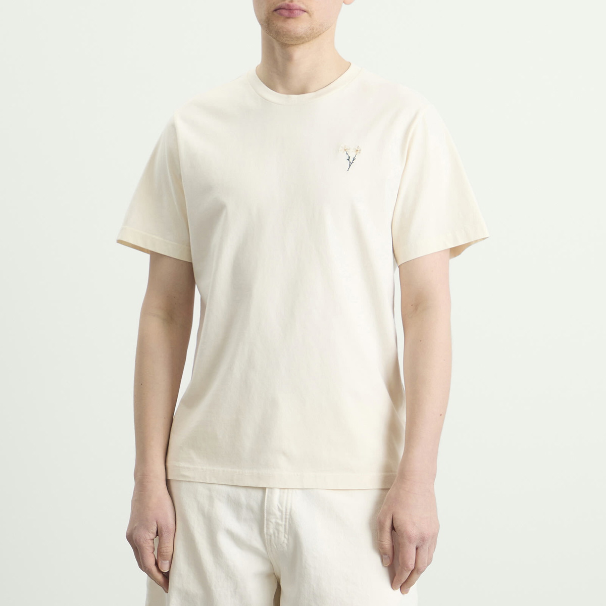 Foret Men's Posy T-Shirt in Cloud