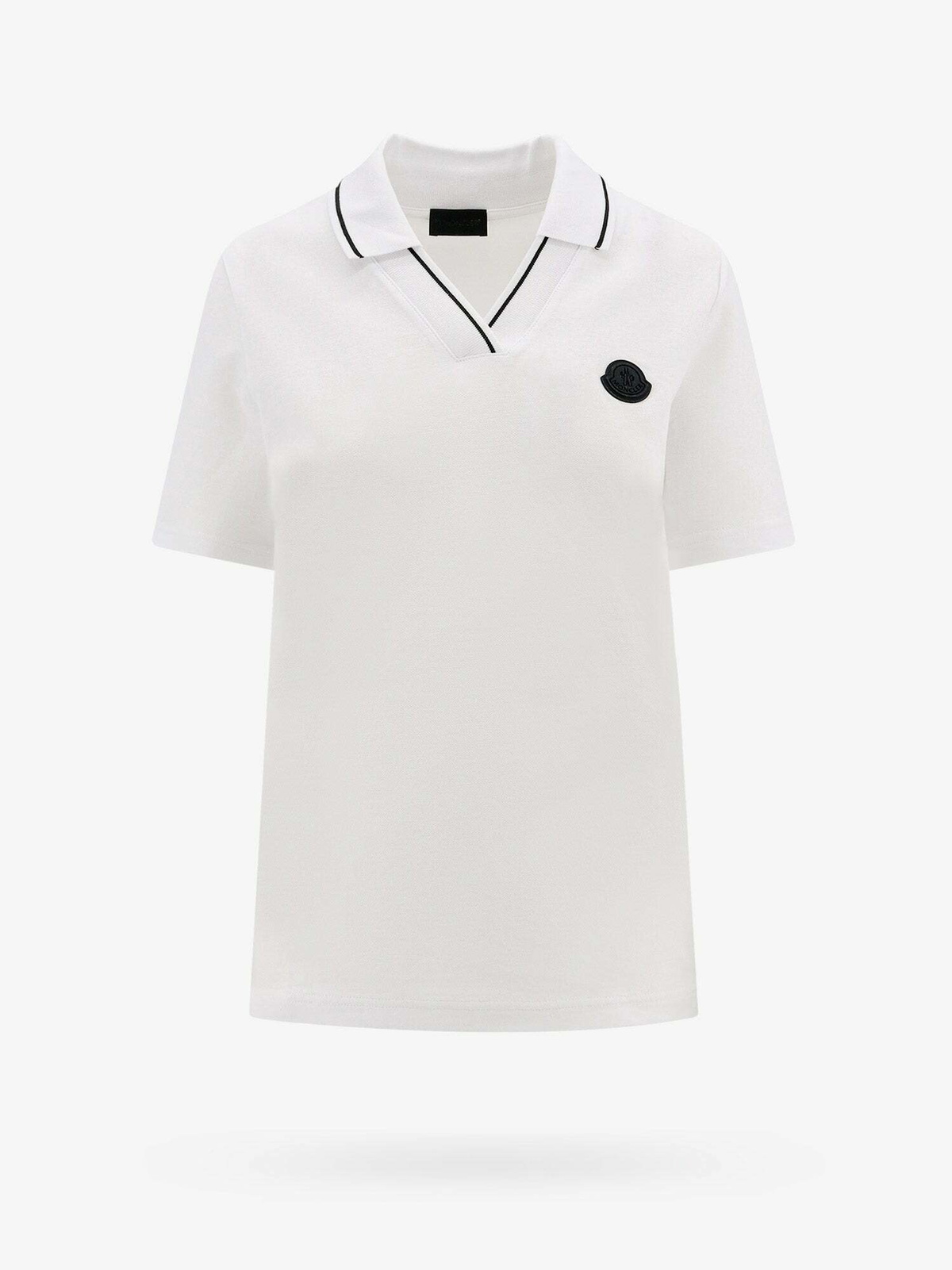 Moncler Polo Shirt White Womens Moncler