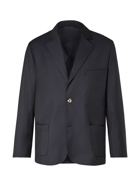 De Bonne Facture - Unstructured Wool Suit Jacket - Blue