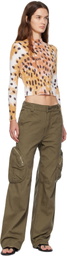 Eckhaus Latta Khaki Cargo Jeans