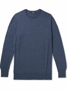 William Lockie - Merino Wool Sweater - Blue