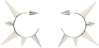 Acne Studios Silver Spike Earrings