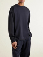 AGOLDE - Asha Cotton-Jersey T-Shirt - Blue