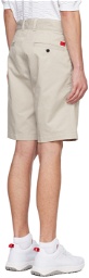 Hugo Gray Buttoned Pockets Shorts