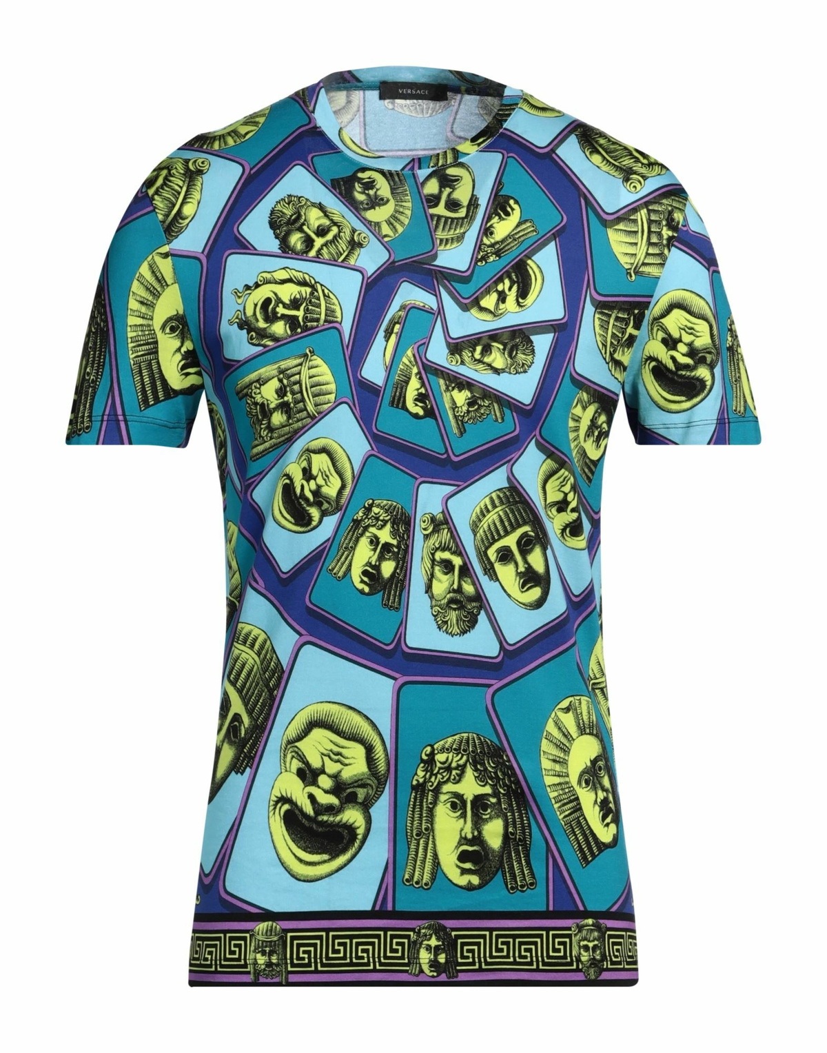 Versace Mens T-shirt in Blue