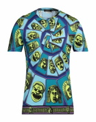 Versace Mens T-shirt in Blue