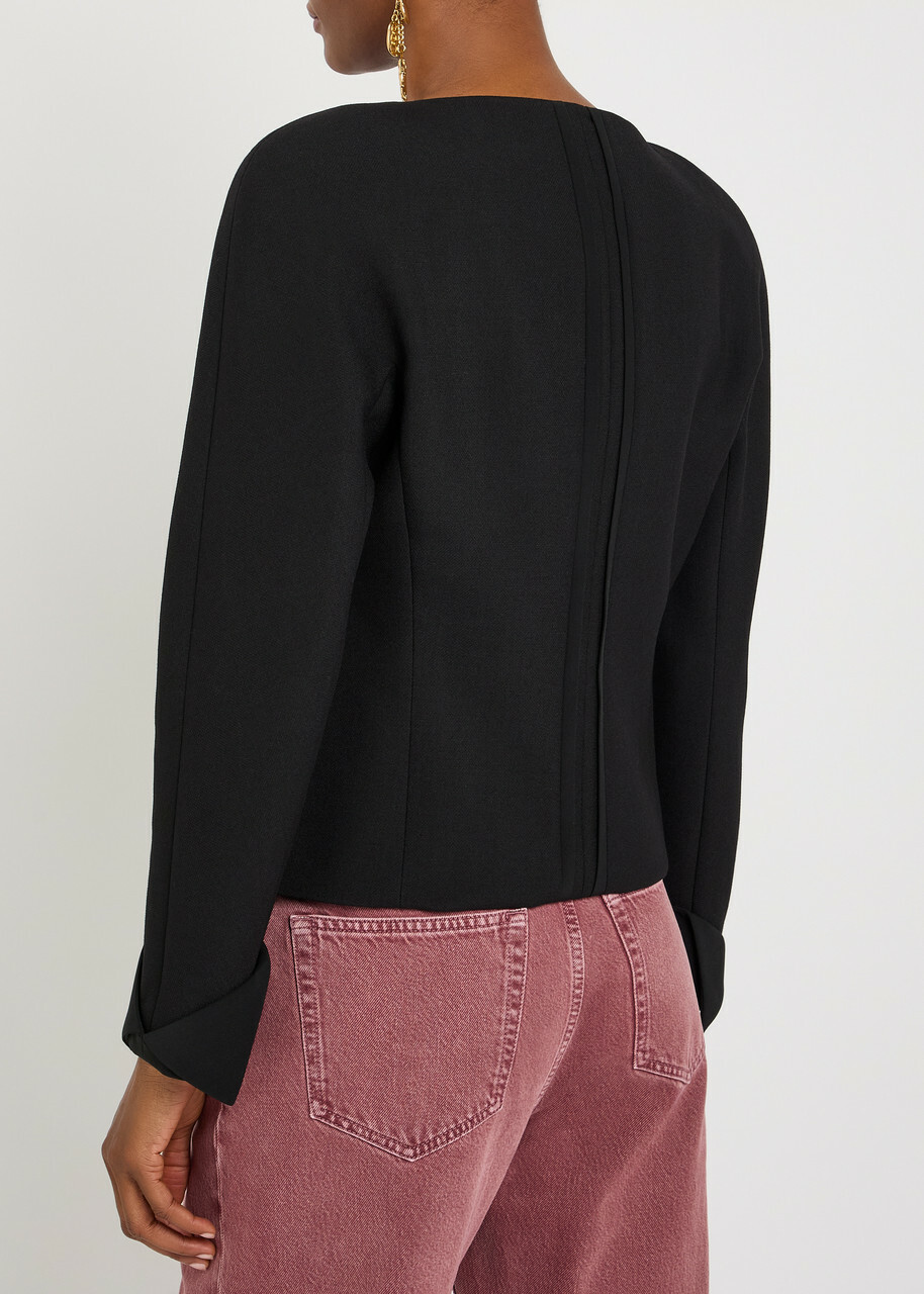 Chloe Wool top Black