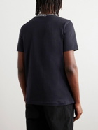 Moncler - Slim-Fit Logo-Jacquard Cotton-Jersey T-Shirt - Black