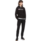 Champion Reverse Weave Black Elastic Cuff Lounge Pants