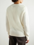 Boglioli - Slim-Fit Wool and Cashmere-Blend Sweater - White