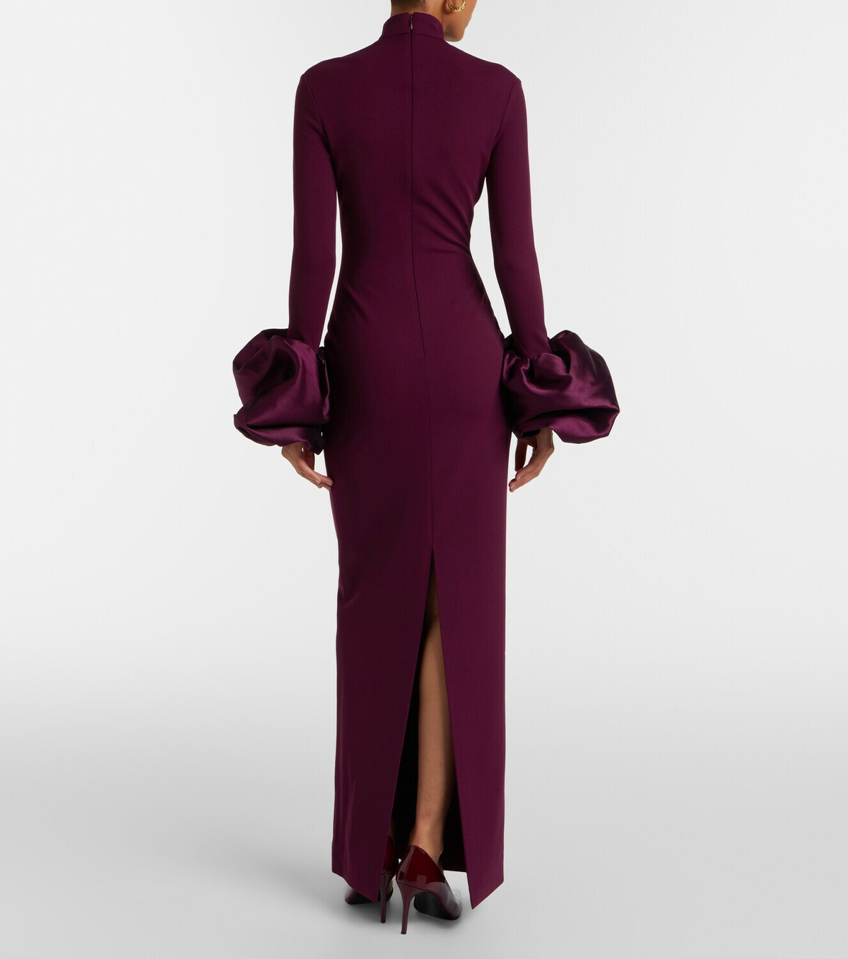 Solace London Viviana ruffled gown
