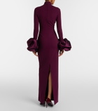 Solace London Viviana ruffled gown