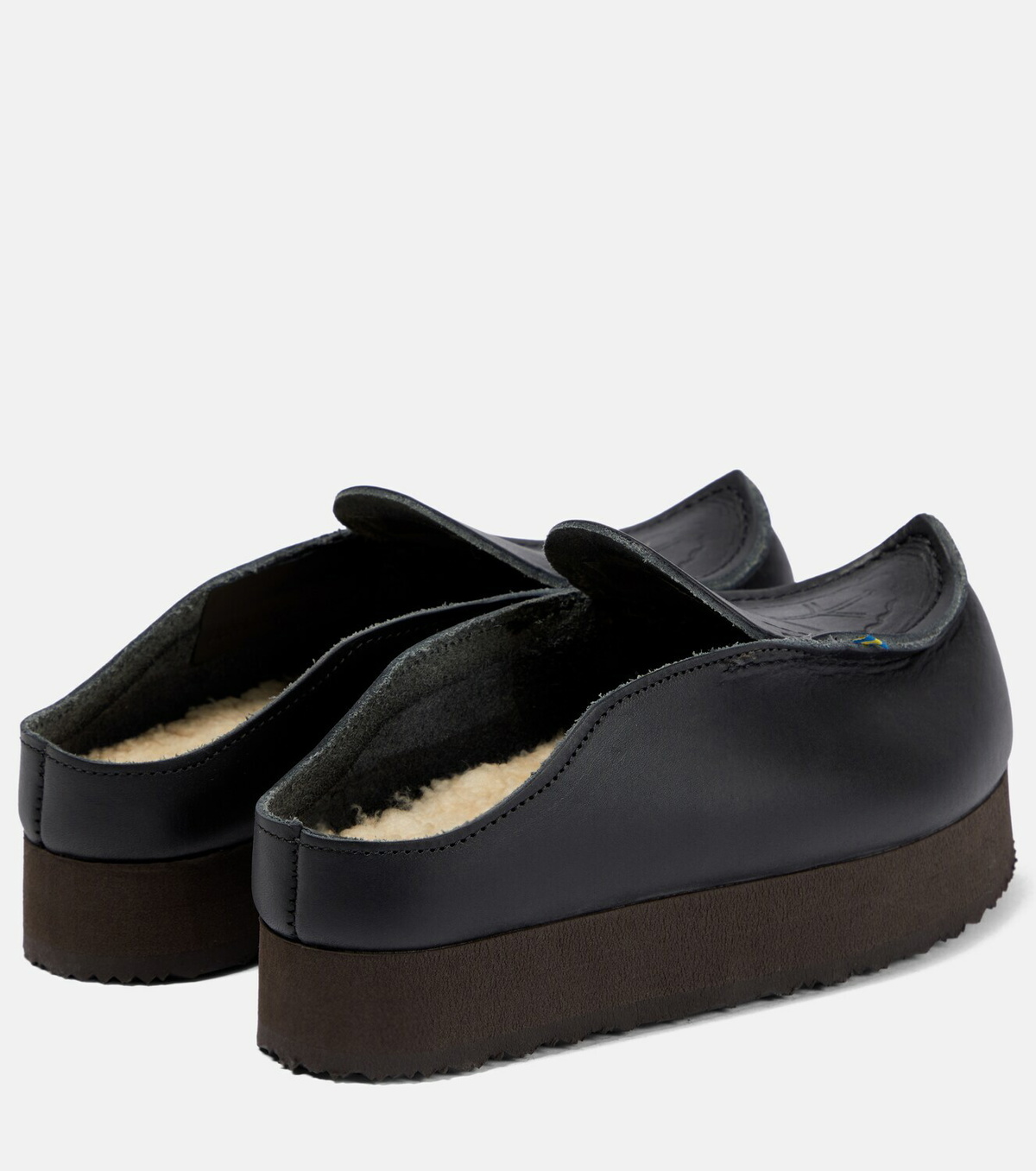 Acne Studios - x Kero Bero leather platform mules Acne Studios