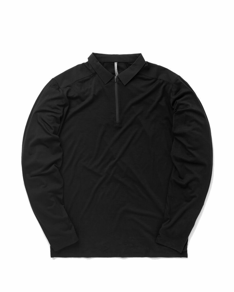 Arc´Teryx Veilance Frame Ls Polo Black - Mens - Polos Arc'teryx