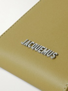 Jacquemus - Le Gadjo Logo-Appliquéd Leather Wallet with Lanyard