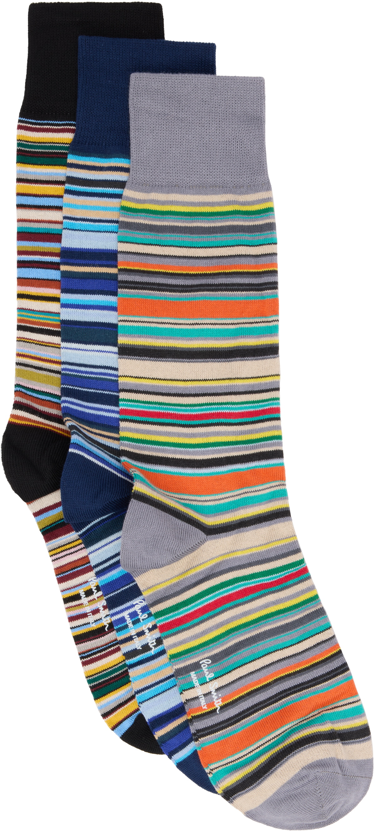 ESPRIT Tennis Stripe - Pack De 2 Calcetines De Algodón Para Hombre, Coloridos Con Rayas, Talla M
