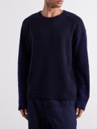 Blue Blue Japan - Wool-Blend Sweater - Blue