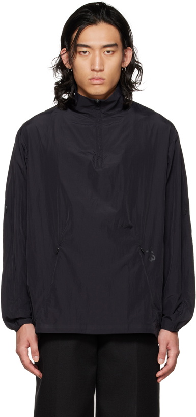 Photo: Y-3 Black Classic Light Shell Half-Zip Jacket