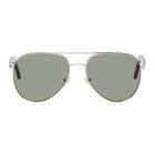 Super Gold and Green Ideal Sunglasses