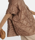 Max Mara The Cube Treman quilted puffer cape