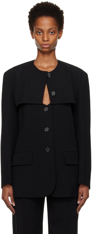 Photo: LOW CLASSIC Black Layered Blazer & Minidress Set