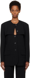 LOW CLASSIC Black Layered Blazer & Minidress Set