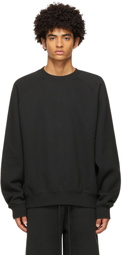 Essentials Black Pullover Sweatshirt
