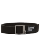WTAPS Men's Webbing Belt in Black 