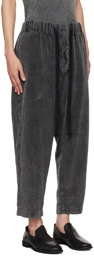 UMA WANG Gray Pigiama Trousers