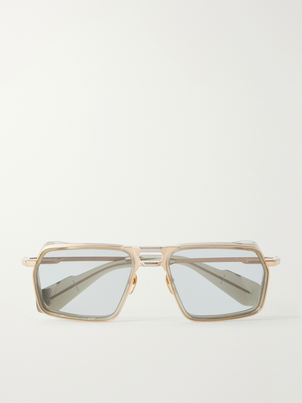 Jacques Marie Mage - GT-R Aviator-Style Titanium Sunglasses