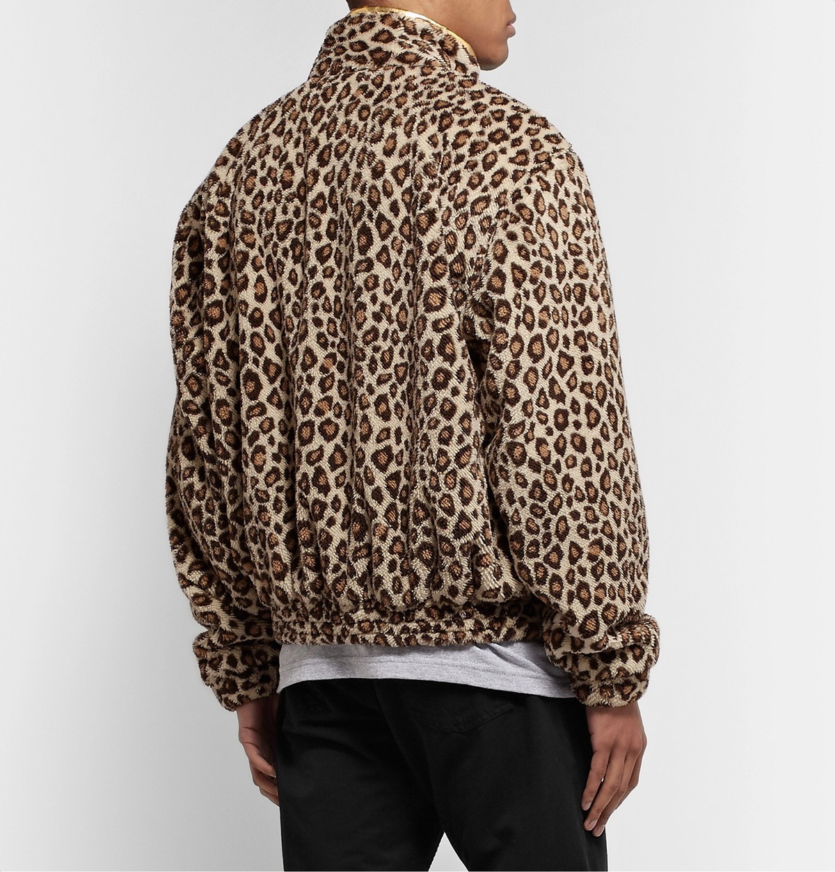 Noon Goons - Leopard-Print Faux Fur Jacket - Brown Noon Goons