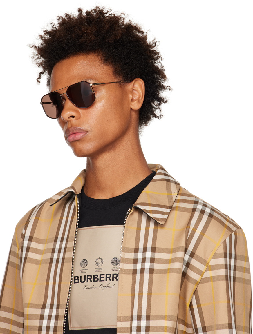 Burberry Tortoiseshell Ozwald Sunglasses Burberry display picture 1