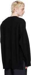 Jil Sander Black Brushed Sweater