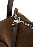 JW Anderson Loafer Suede Shoulder bag - Brown - One Size