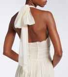 Zimmermann Fairlight lace-trimmed halterneck maxi dress
