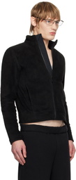 Fax Copy Express Black Fleece Zip-Up Jacket
