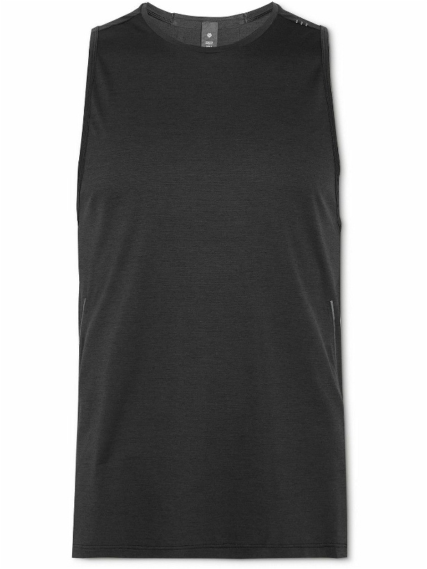 Photo: Lululemon - Fast and Free Recycled Breathe Light Mesh Tank Top - Black