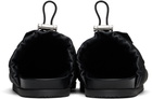 Moncler Black 'Mon Pocket' Slippers