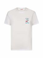 MC2 Saint Barth Woman Pink Cotton Jersey Crewneck T-shirt Emilie With Snoopy St. Barth Padel Club Embroidery | Snoopy Peanuts Special Edition