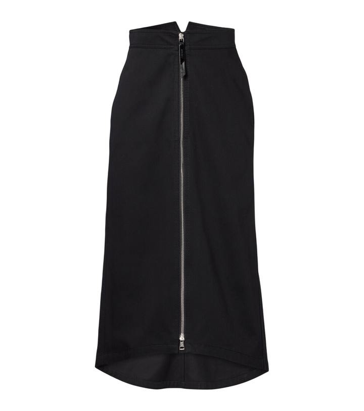 Photo: Moncler Genius x EE72 by Edward Enninful cotton midi skirt