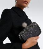 Roger Vivier Vivier Marlene embellished satin clutch