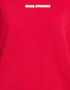 Shoe Womens Sweatshirt in Red