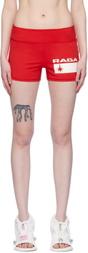 Raga Malak SSENSE Exclusive Red Tempo Shorts