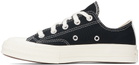 COMME des GARÇONS PLAY Black Converse Edition Chuck 70 CDG OX Sneakers