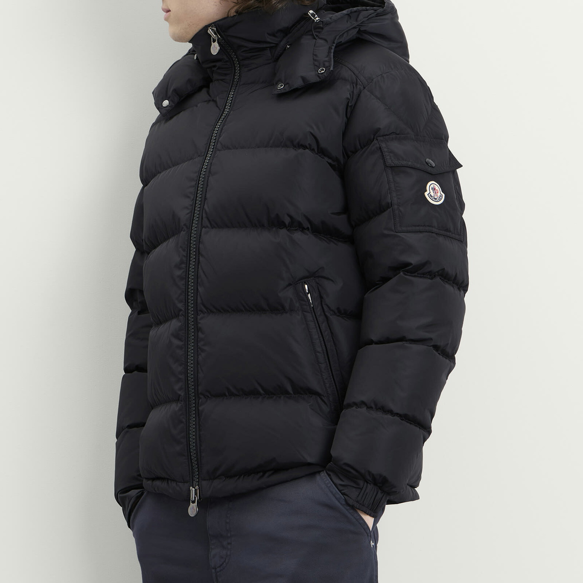 Moncler Men's Maya Matte Jacket in Navy