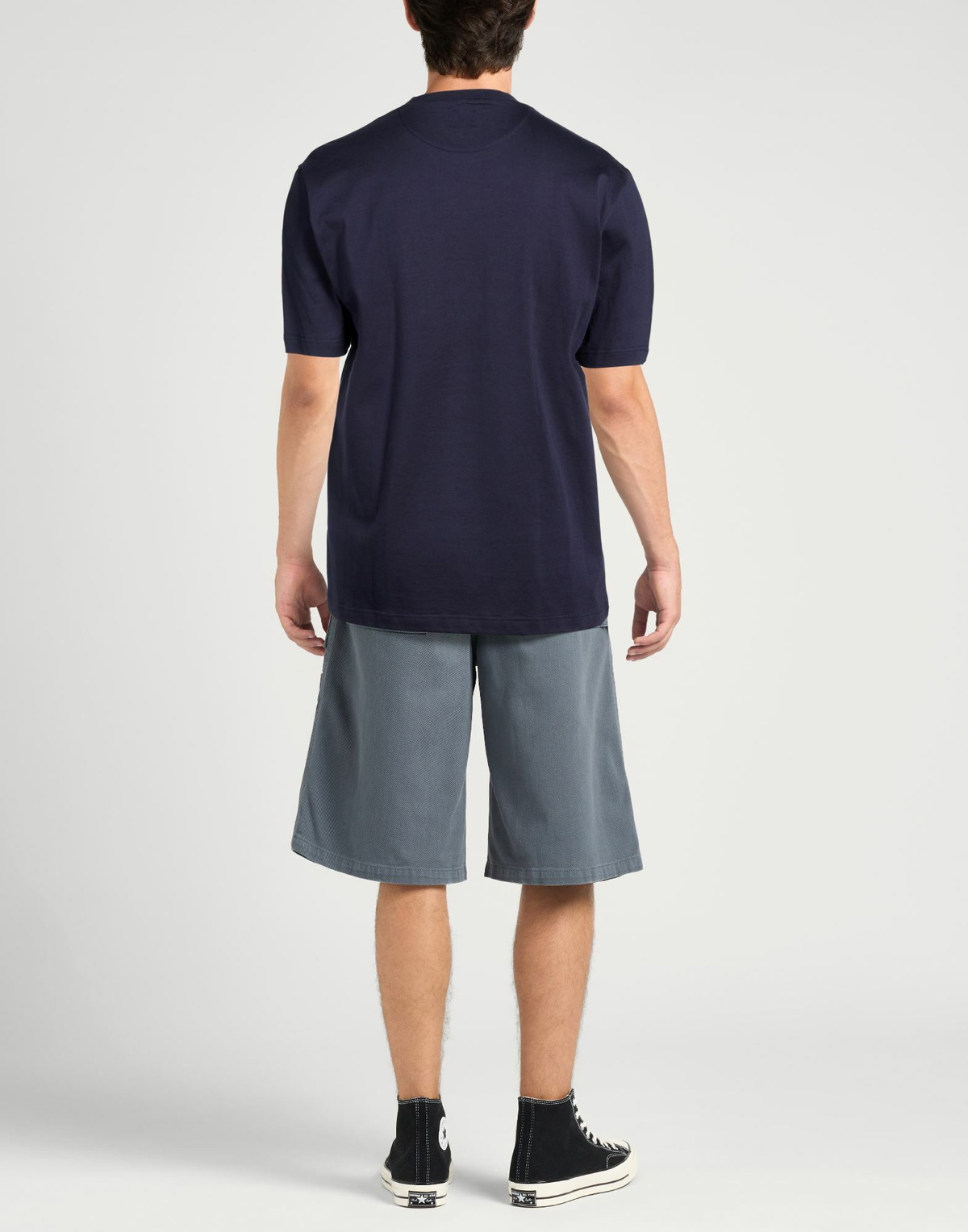 Eleventy Mens T-shirt in Navy