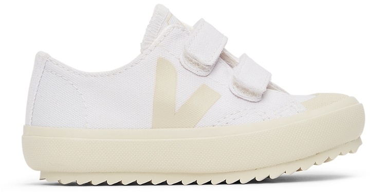 Photo: Veja Baby White Canvas Ollie Sneakers