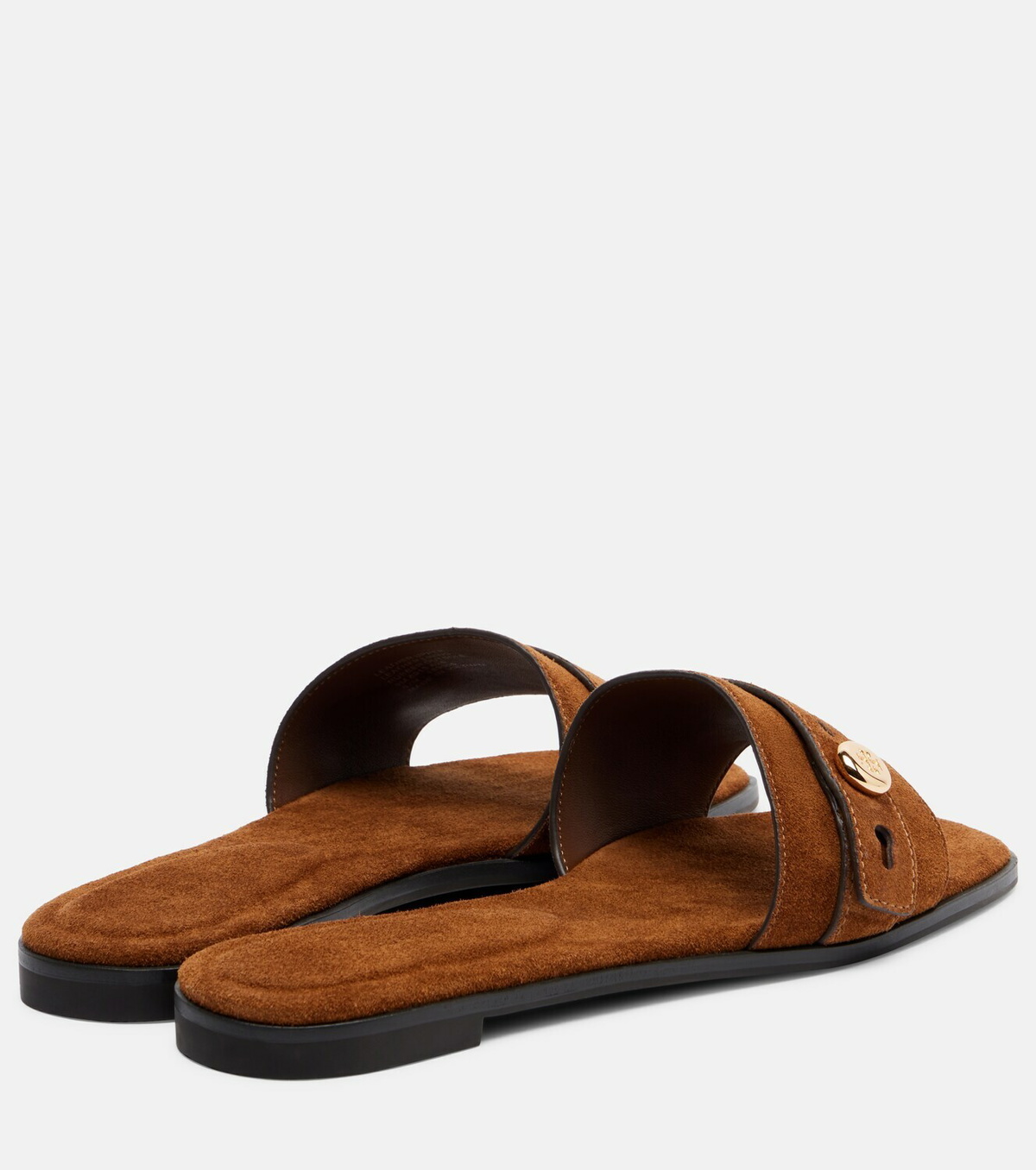 Tory Burch Romy suede slides