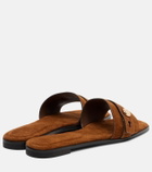 Tory Burch Romy suede slides